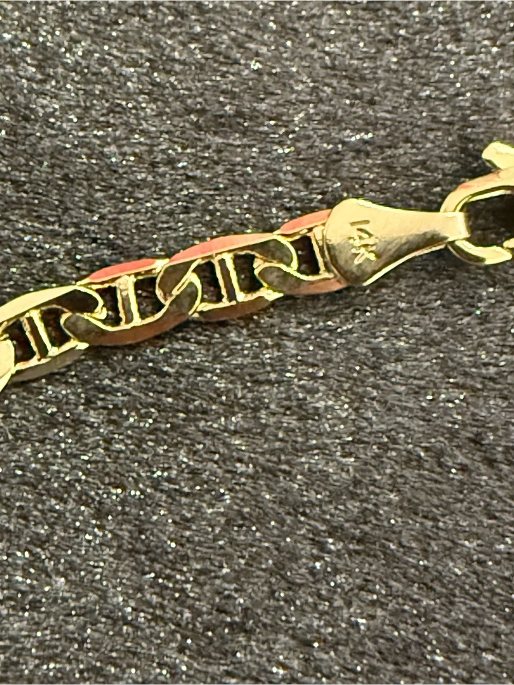 18K Gold Dipped Mariner Link Necklace - 18 Inch